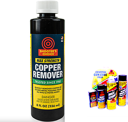 Засіб для очищення дула від міді Shooters Choice Copper Remover. Об'єм — 236 мл.