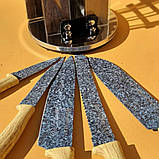 Набір кухонних ножів із підставкою 6 предметів Edenberg EB-11004 Набір ножів із неіржавкої сталі на підставці, фото 2