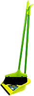 Набір для прибирання: совок,щітка з метал. ручкою салатовий №E72700-13