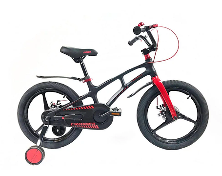 Детский велосипед Crosser MAGN BIKE 18" стальная вилка черно-красный, фото 2