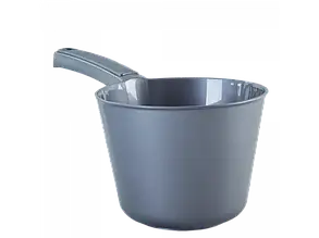 Ківш пластмасовий 1,0л з носиком Алеана сірий