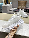 EUR36-46 білі Версаче Чейн Versace Chain Reaction чоловічі та жіночі кросівки на платформі, фото 5