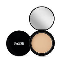 Компактная пудра Полупрозрачная матовая Pressed Powder Semitransparent Paese 9g (3A) golden beige