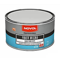 Шпатлевка со стекловолокном NOVOL Fiber Micro 1235 1,8кг 154902