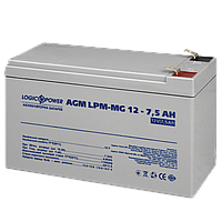 Акумулятор мультигелевий AGM LogicPower LPM-MG 12 - 7,5 AH