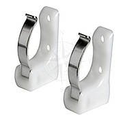 Тримач для багрів і вісел пружинний 25/26 мм неіржавка сталь/поліамід Osculati