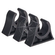 Тримач для багрів і весел 25/28 мм еластомер чорний Osculati