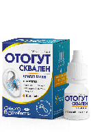 Краплі вушні "ОТОГУТ СКВАЛЕН" при отитах