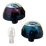 Вогняні бортові для човна Pulsar комплект 12 В 9 Вт неіржавка сталь Attwood