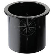 Підсклянник врізний для катера пластик чорний Attwood