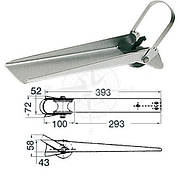 Роульс 393 мм неіржавка сталь Osculati.