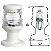 Світло кругової для судна Utility 88 на стійці 12 В 5 Вт поліамід білий Osculati