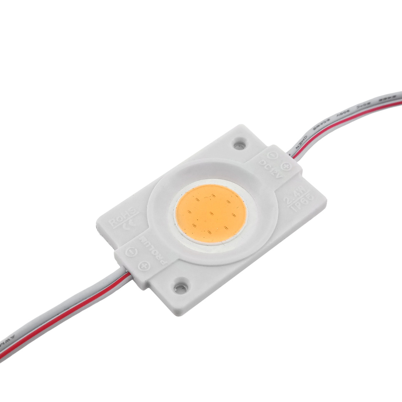LED модуль PROlum СОВ-led 2.4Вт Розовый 12В IP65 без линзы