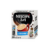 Кофейный напиток NESCAFE 3-в-1 Coconut растворимый в стиках 20 шт. х 13 г.