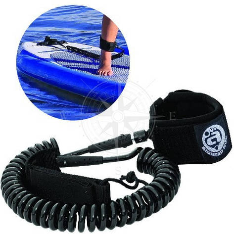 Повідець безпеки для САП дошки Paddleboard високоміцний Airhead Kwik Tek, фото 1