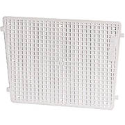 Накладка трацева судна для човна катера яхти 300×220 мм пластик білий Osculati