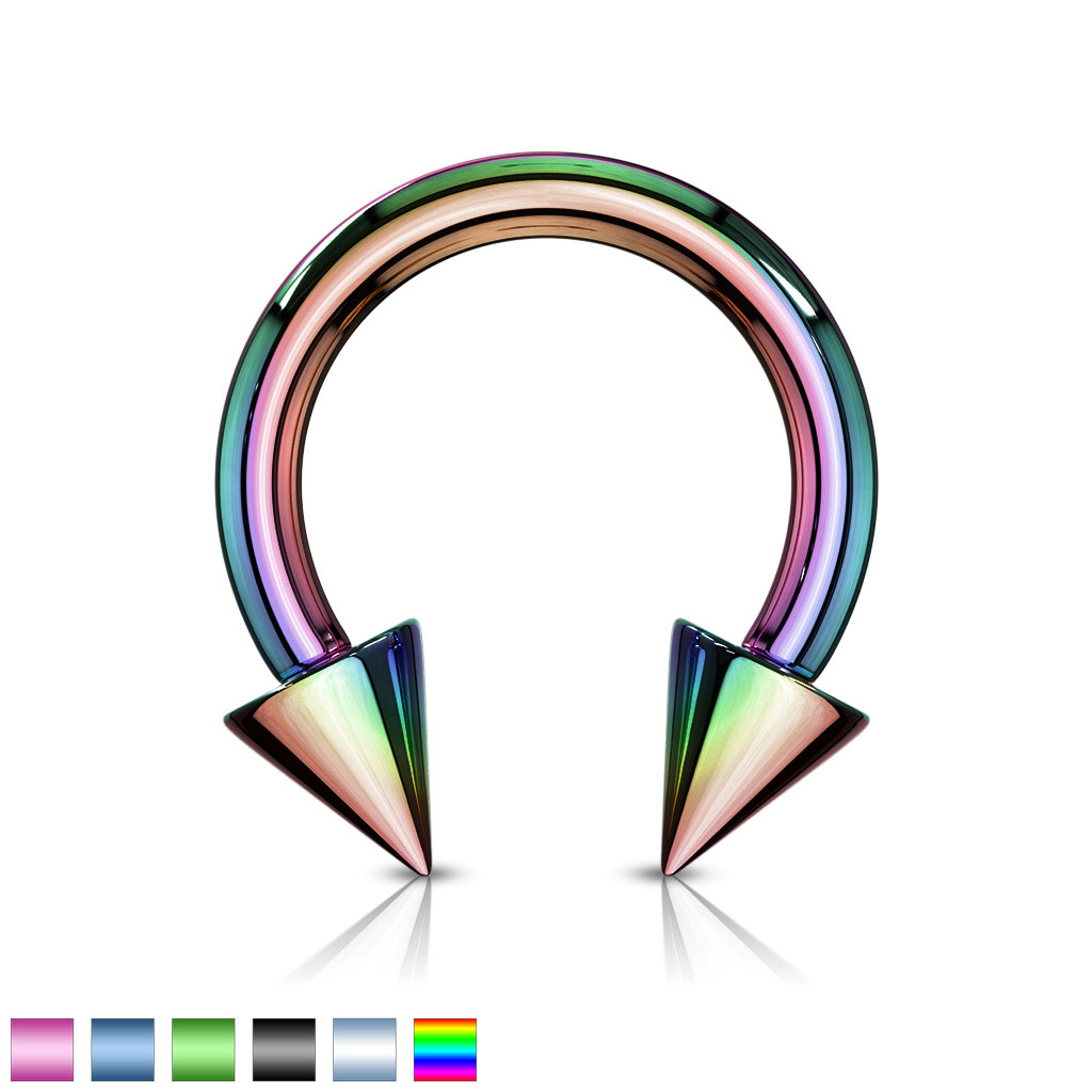 Септум в ніс з шипами від Spіkes, розмір 10 мм, фото 1