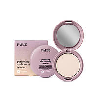 Компактная пудра Основа матовая Pressed Powder Perfecting Nanorevit Paese 9g (01) ivory