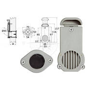 Водоовитий із клінкетом для судна поліамід Osculati