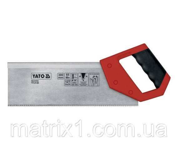 Ножiвка пасовочна для стусла YATO : L= 300 мм, W= 0,8 мм, 50-54 HRC