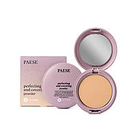 Компактная пудра Основа матовая Pressed Powder Perfecting Nanorevit Paese 9g (06) honey