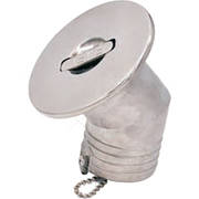 Горловина бака "FUEL" кутова 38/50 мм неіржавка сталь Sunfine.