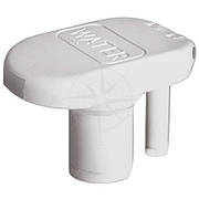 Горловина паливного бака суднового "WATER" 38 мм поліамід білий Osculati