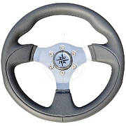 Кермо для катера яхти човна 280 мм неіржавка сталь сірий Osculati