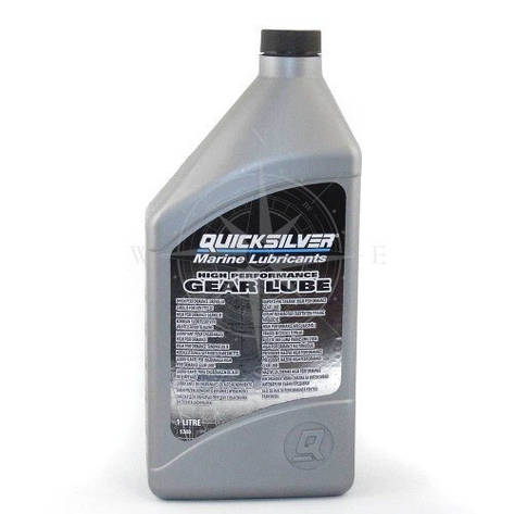 Олія трансмісійна для човна і катера High Performance Gear Lube 1 літр Quicksilver, фото 1