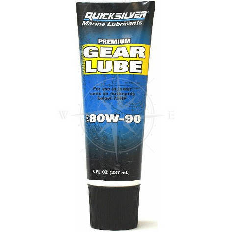 Олія трансмісійна для човна і катера Premium Gear Lube Oil 80W-90 0237 літра Quicksilver, фото 1