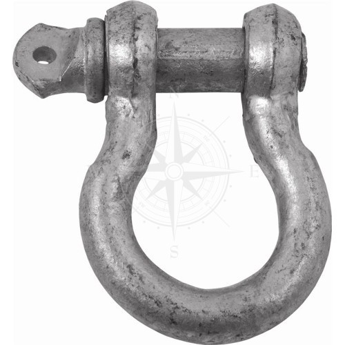 Скоба такелажна судова підковоподібна 13 мм оцинкована сталь Attwood