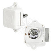 Засувка пружинна судна push-pull поліамід білий Osculati