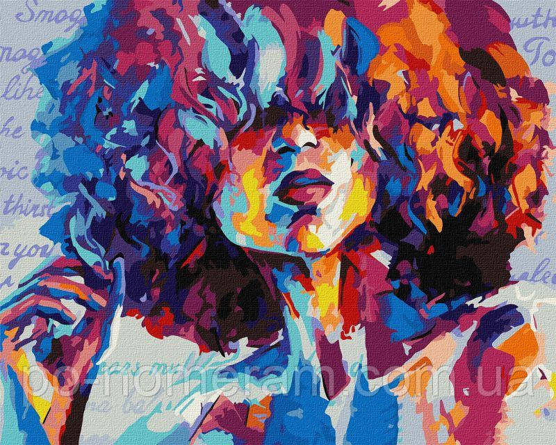 Акційна Розмальовка по номерах Ідейка Яскравий образ (KHO4845) 40 х 50 см, фото 1