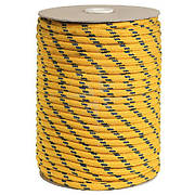 Трос шкотовий, що слабо розтягується, для судна 12 мм поліефір жовтий Osculati