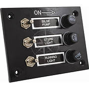Панель керування суданою 3 тумблери Attwood