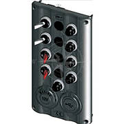 Панель керування для судна вертикальна 4 тумблери IP68 Sunfine