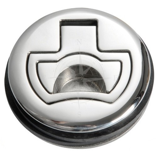 Ручка люка потайна судова 60 мм неіржавка сталь Osculati