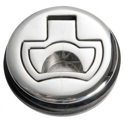 Ручка люка потайна судова 60 мм неіржавка сталь Osculati, фото 1