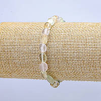 Браслет на резинці Асорті галтовка d-10х6мм+- L-18см+- купити біжутерію гуртом