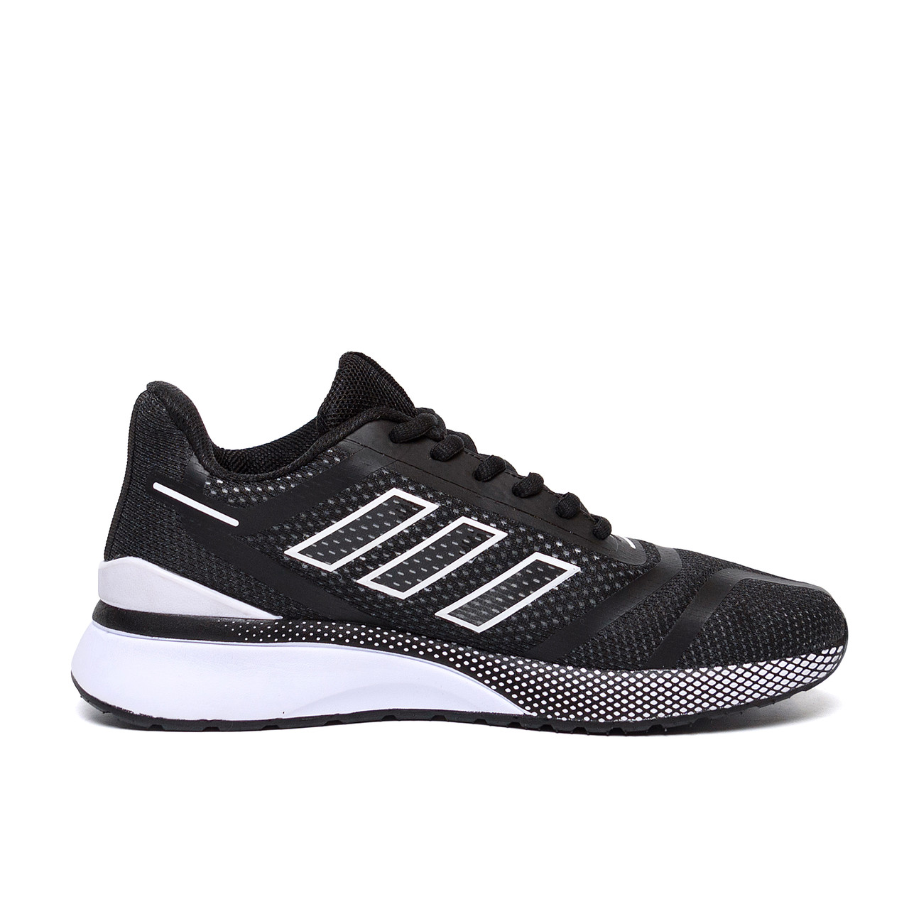 Чоловічі кросівки сітка Adidas black and grey