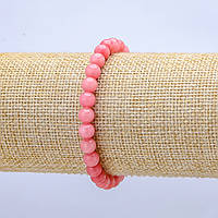 Браслет на резинці Турмалін гладка кулька d-6мм+- L-18см+- купити біжутерію оптом в інтернеті