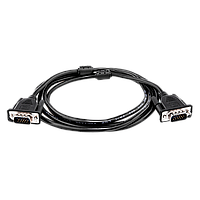 Кабель VGA-2.0BK LogicPower 2 м чорний (з двома сферировими кільцями)