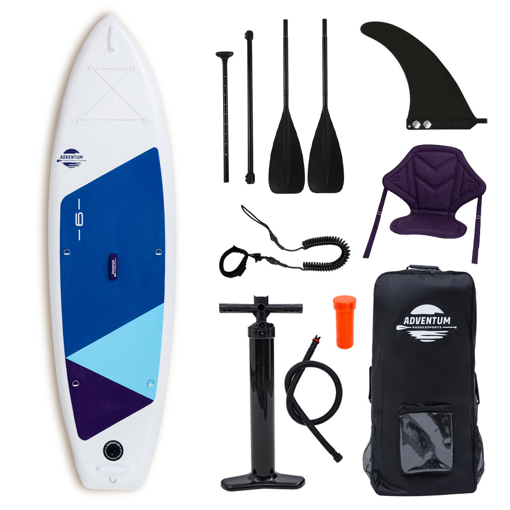 Сапборд Adventum 9.0 BLUE — надувна дошка для САП серфінгу, sup board