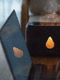 Увлажнитель воздуха с эффектом камина Nathome i-Flame Diffuser диффузор с подсветкой (NJH18), фото 10