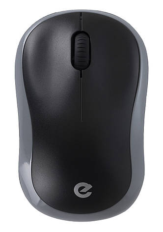 Мишка безпровідна оптична ERGO M-240WL 800-1600 DPI Чорний/ Сірий, фото 1
