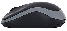 Мишка безпровідна оптична ERGO M-240WL 800-1600 DPI Чорний/ Сірий, фото 5