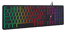 Клавіатура провідна ігрова ERGO KB-630 RGB з підсвіткою Чорний, фото 3