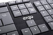 Клавіатура провідна ERGO K-210 USB Чорний/ Сірий, фото 8