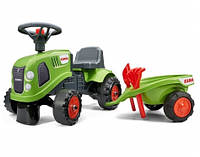 Трактор FALK Baby Claas Green с прицепом + аксессуары от 1 года 212C