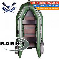 Лодка Bark BT-270 моторные лодки с реечным настилом лодки Bark 2х-местные надувные лодки ПВХ лодки под мотор